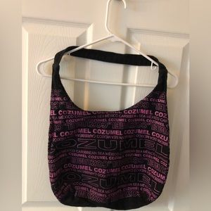 Cozumel small tote, zip closure